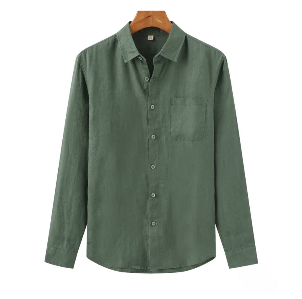 Overhemd Lange Mouwen Heren Comfort Casual