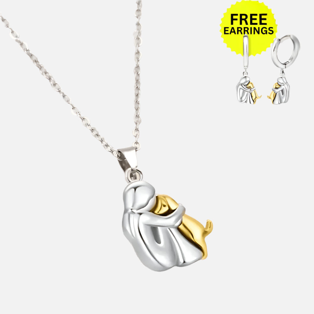 Hanger Ketting met Bonus Oorbellen – Beperkte Tijd Aanbieding