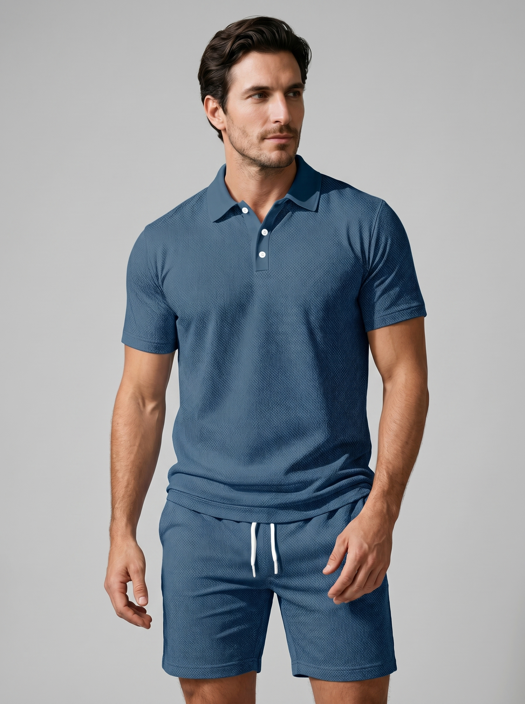Polo En Shorts Set Heren Zomer Casual
