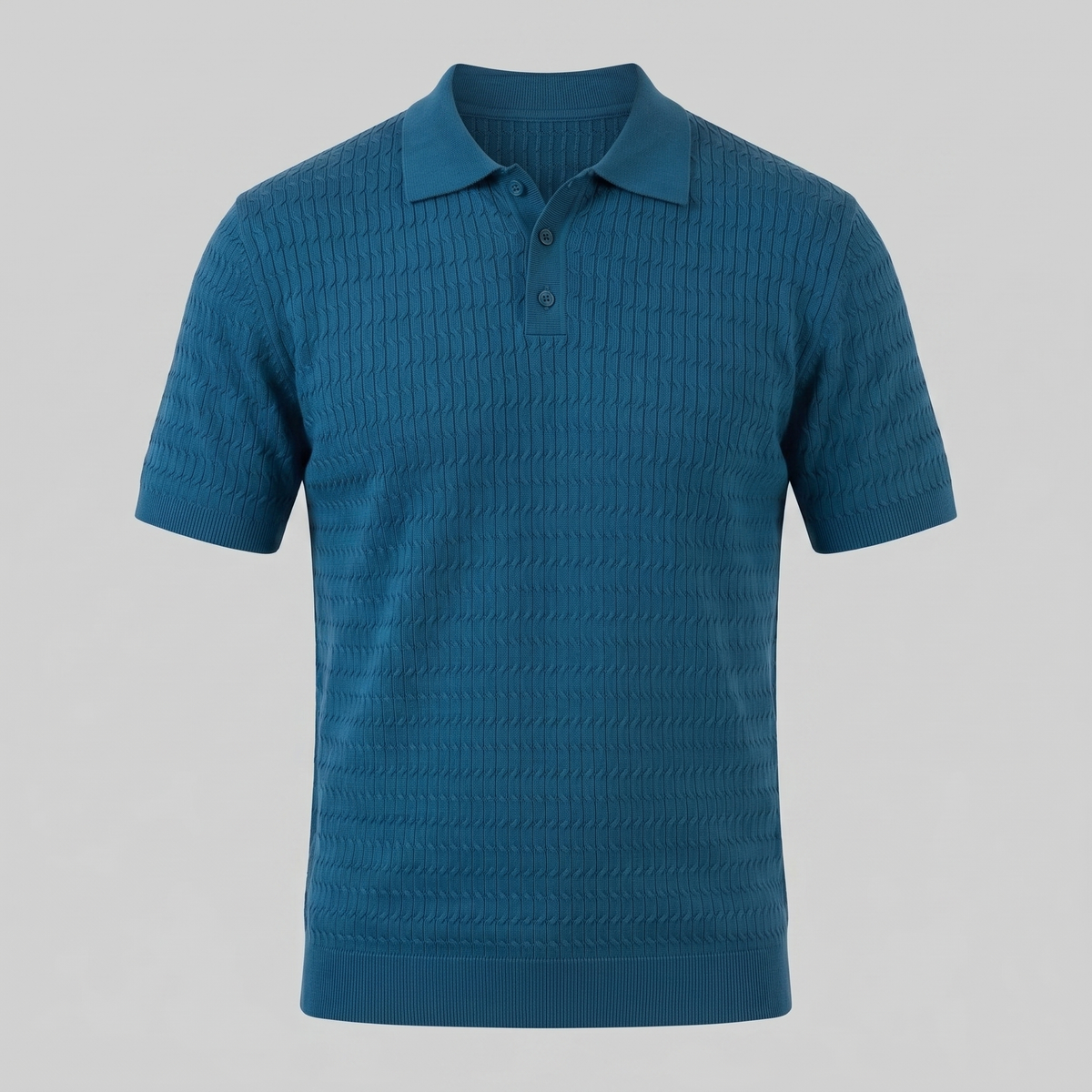 Polo Heren Slim Fit Lange Mouwen Smart Casual
