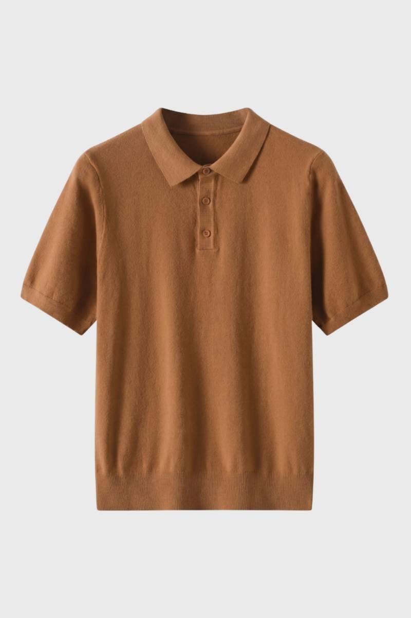 Polo Shirt Heren Korte Mouwen Klassieke Fit Gebreide Boord
