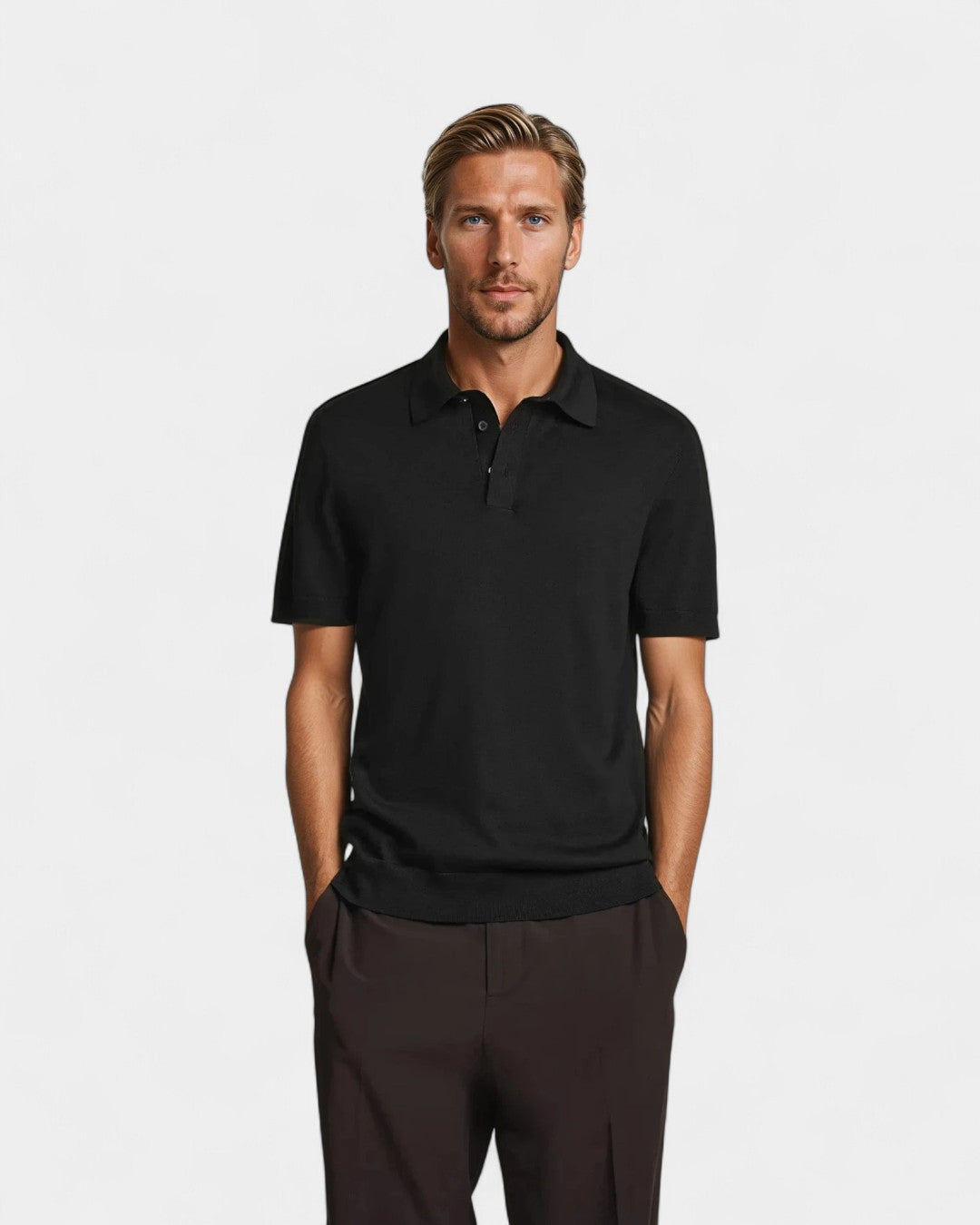 Polo Shirt Heren Korte Mouwen Klassieke Kraag Casual