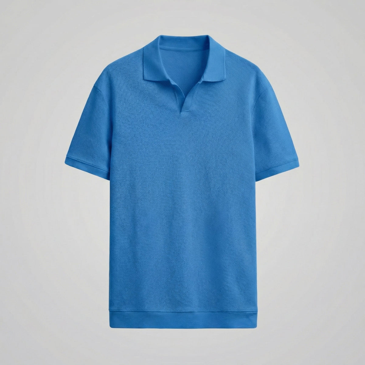 Polo Shirt Heren V-Hals Structured Casual Chic