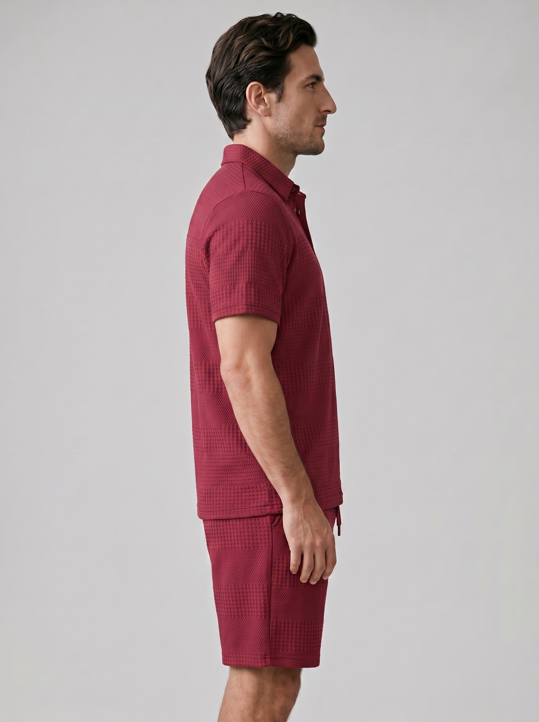 Poloshirt En Shorts Set Heren Casual Zomer