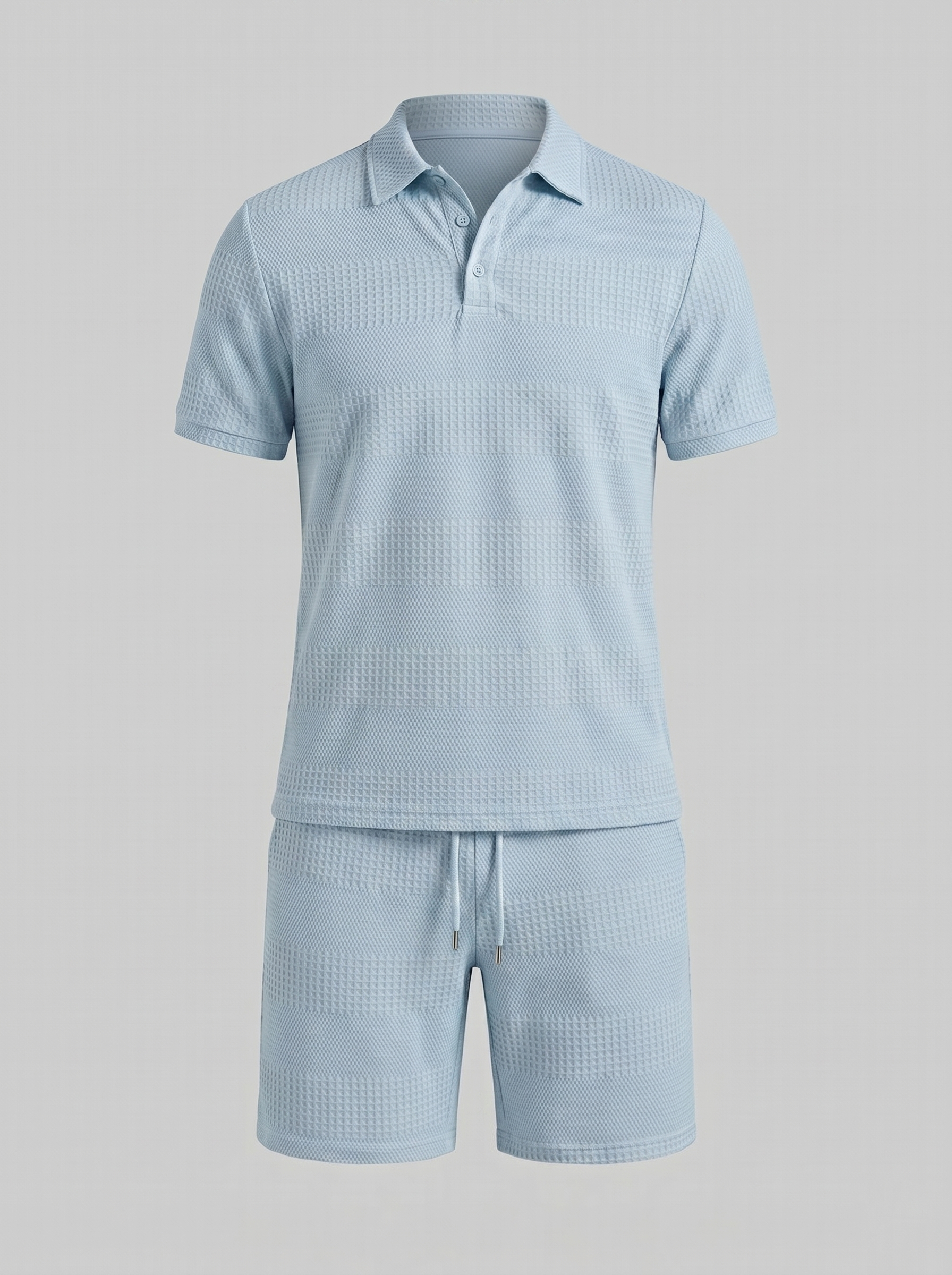 Poloshirt En Shorts Set Heren Casual Zomer