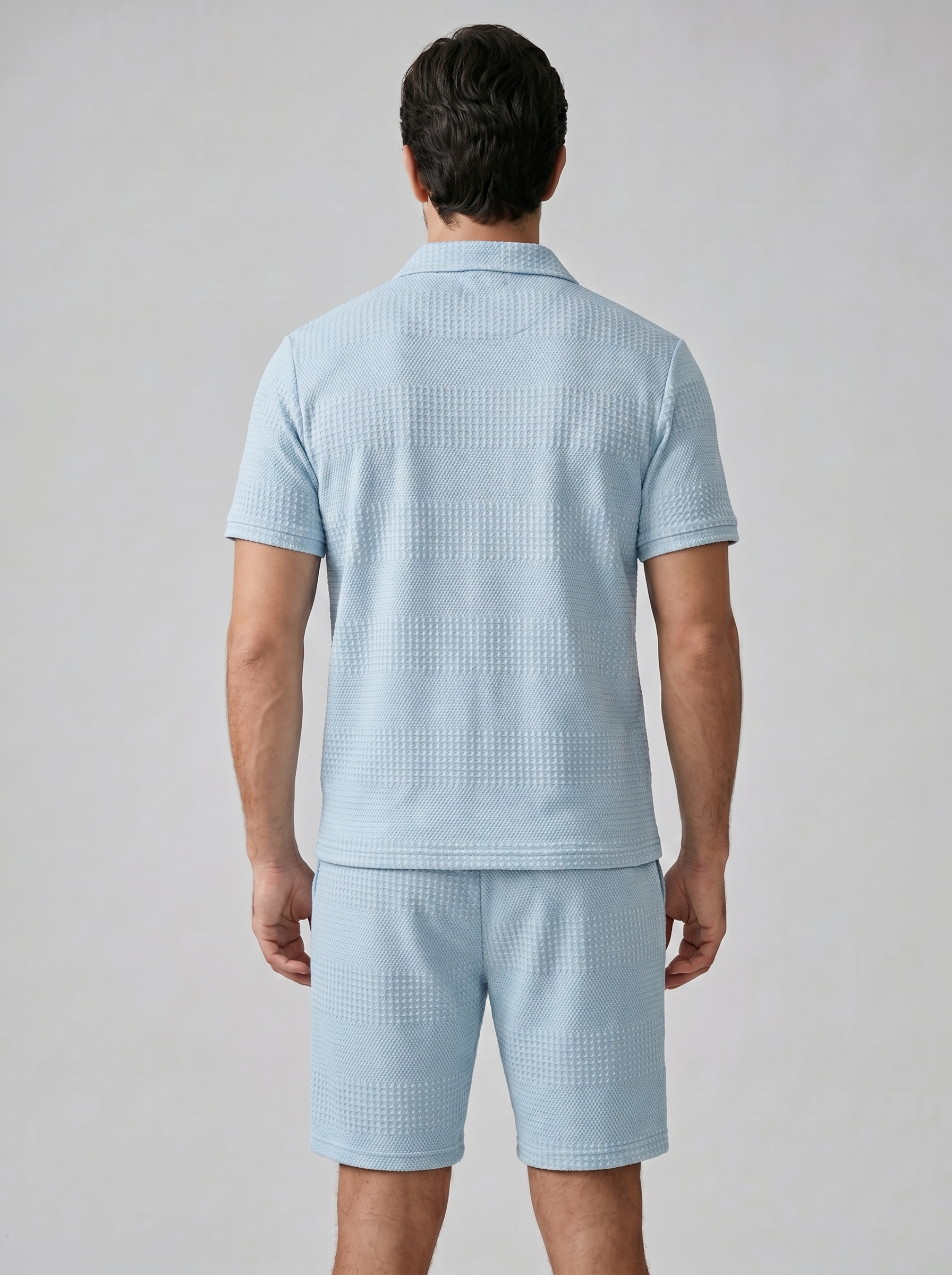 Poloshirt En Shorts Set Heren Casual Zomer
