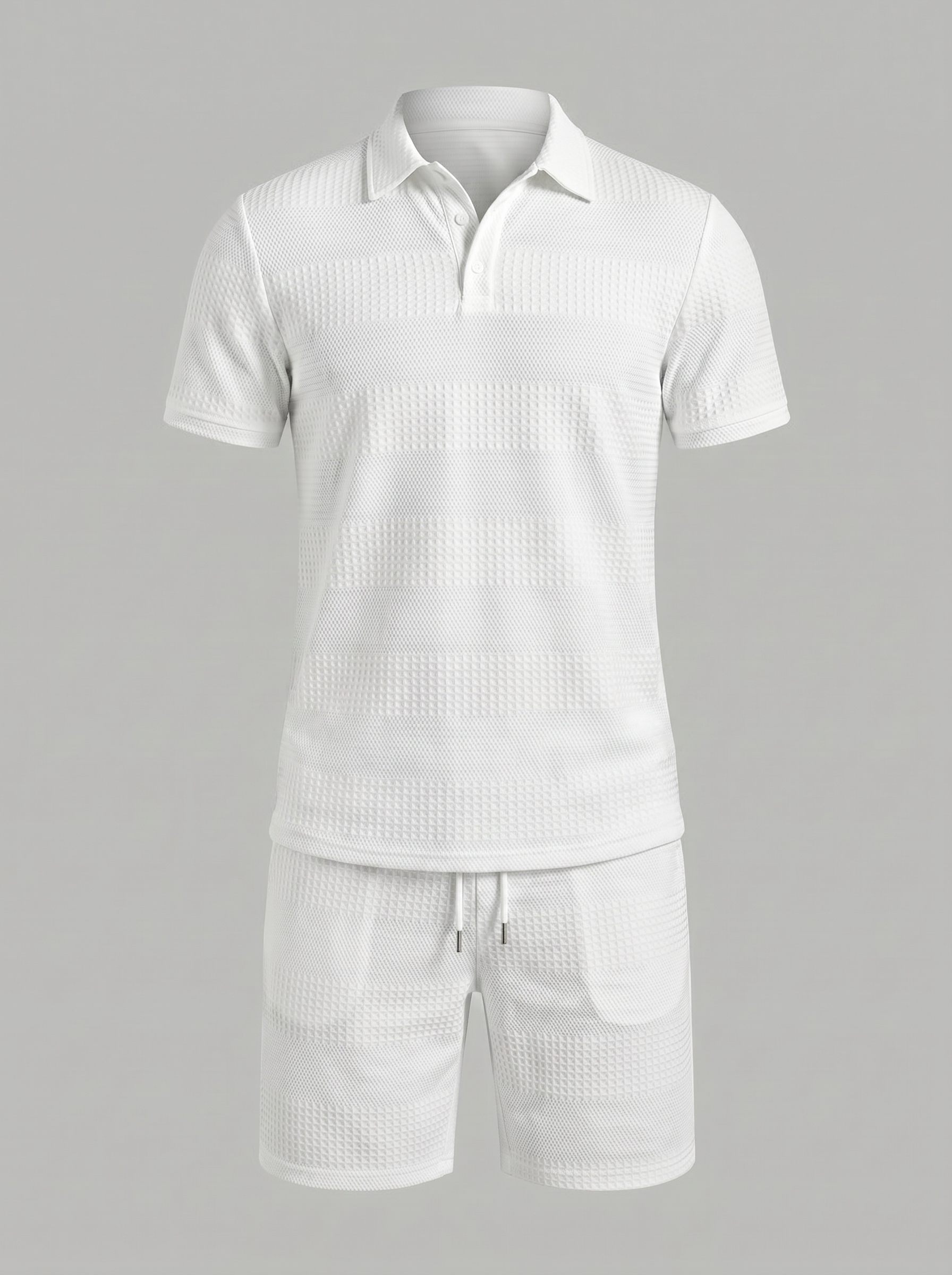 Poloshirt En Shorts Set Heren Casual Zomer