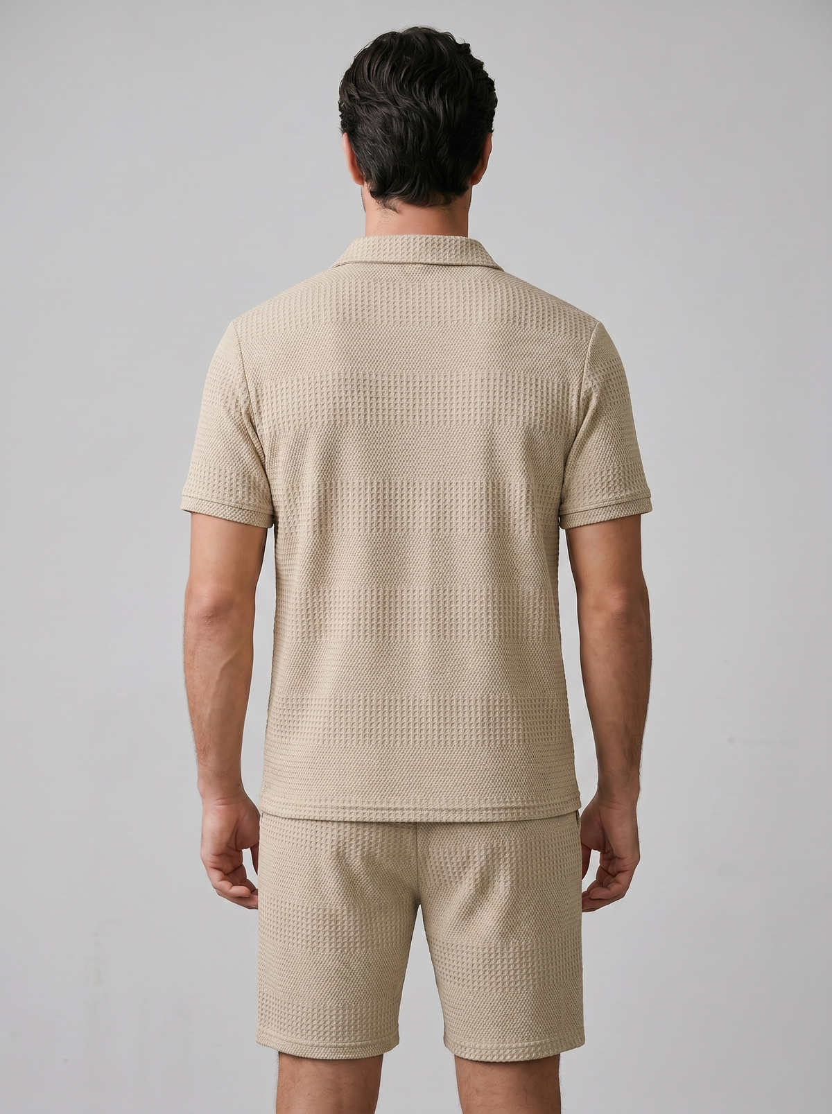 Poloshirt En Shorts Set Heren Casual Zomer