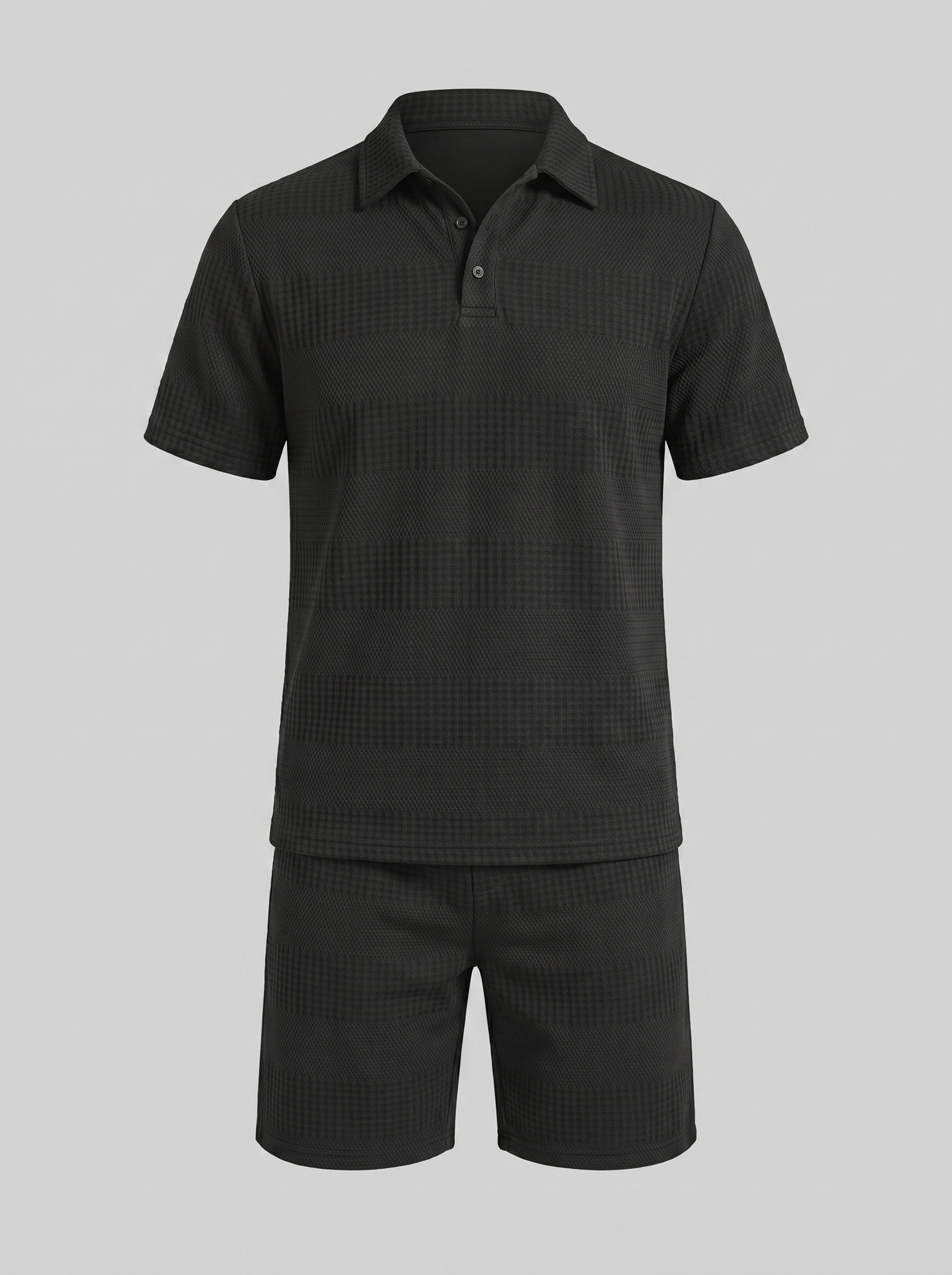 Poloshirt En Shorts Set Heren Casual Zomer