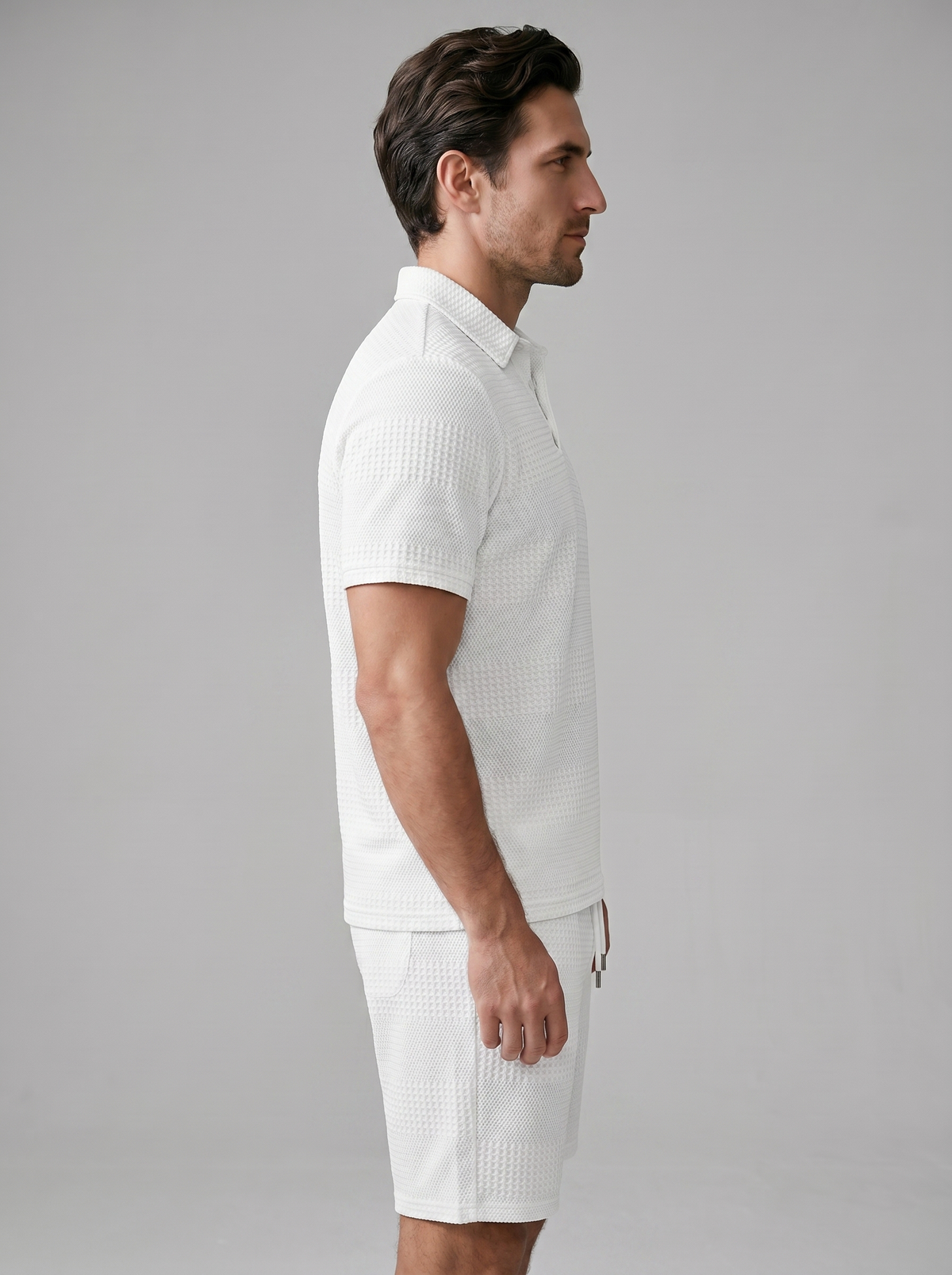 Poloshirt En Shorts Set Heren Casual Zomer