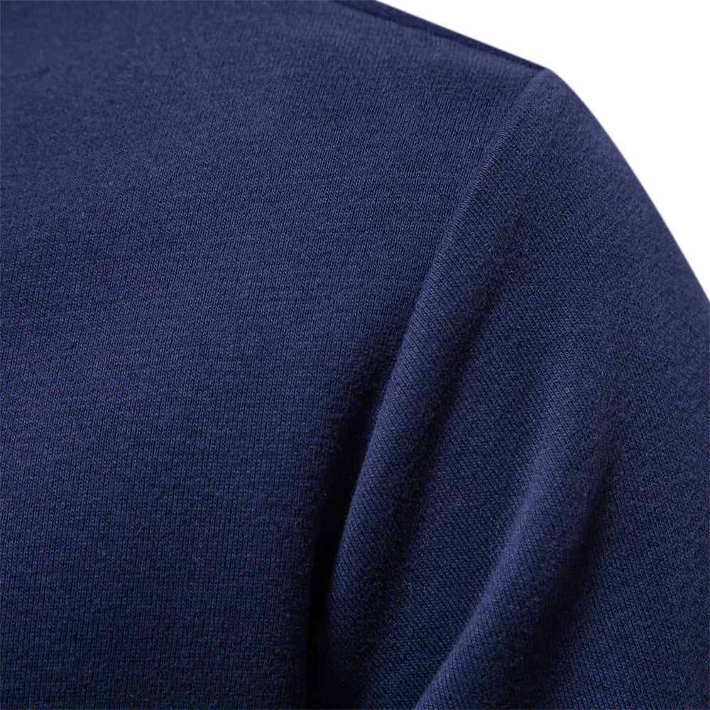 Poloshirt Heren Lange Mouwen Slim Fit Casual