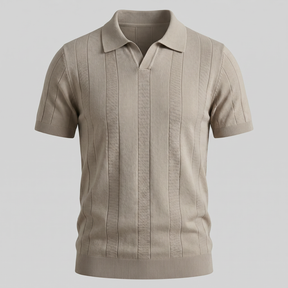 Poloshirt Heren Open Knit Casual Zomer