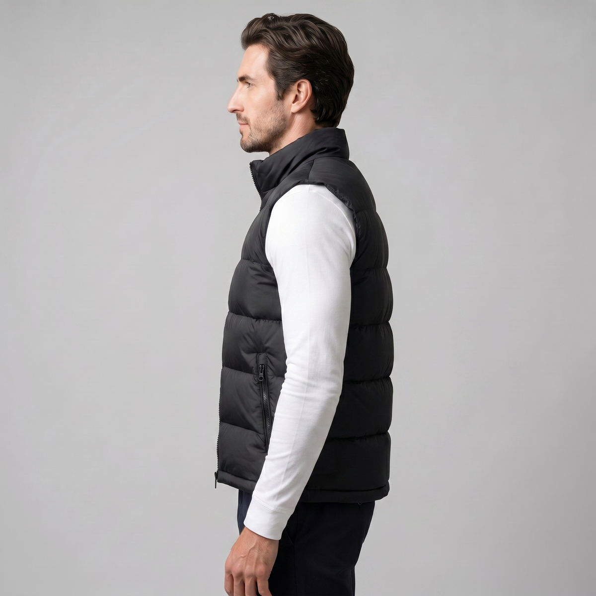 Quilted Padded Gilet Heren Winter Casual