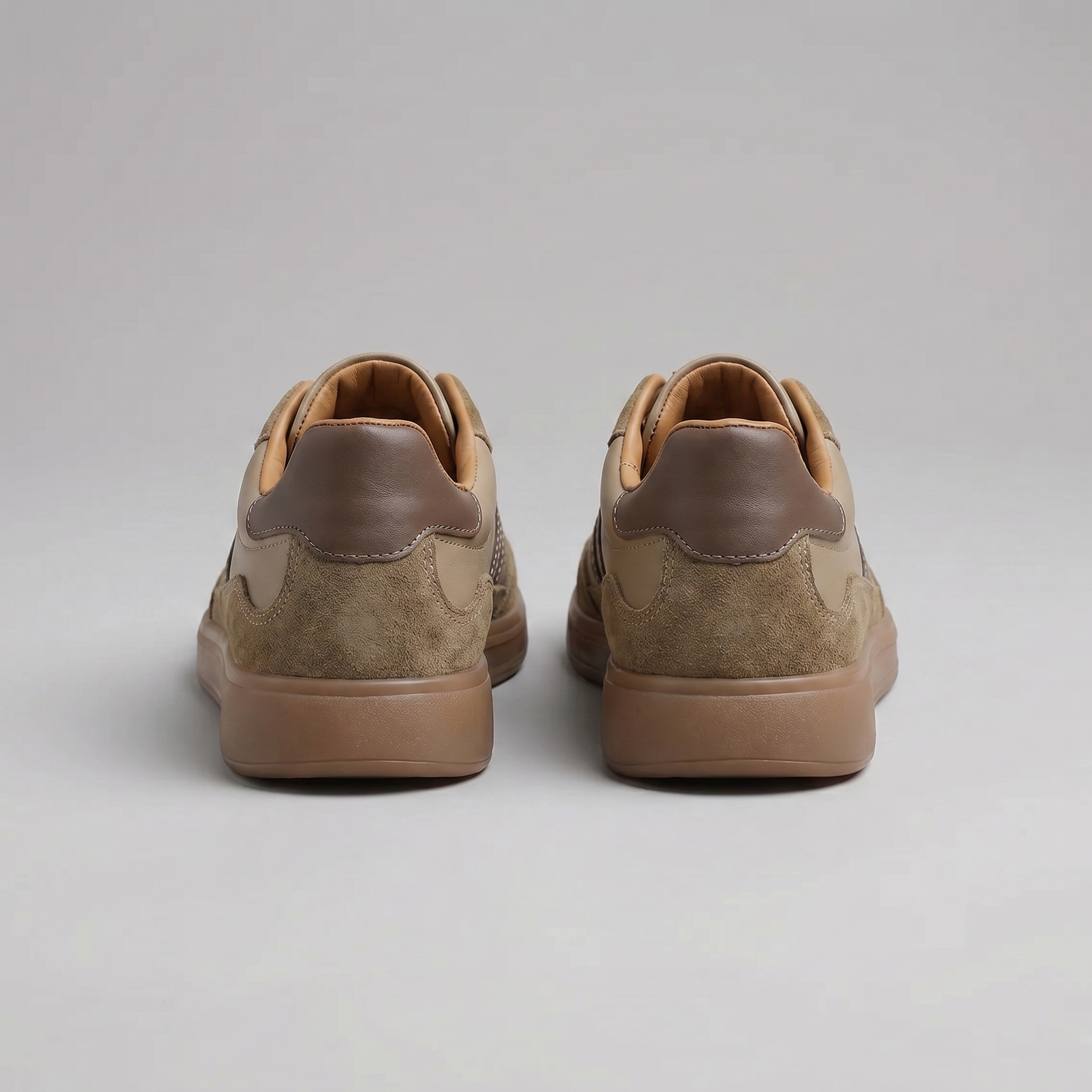 Retro Sneakers Heren Leer Casual Zomer