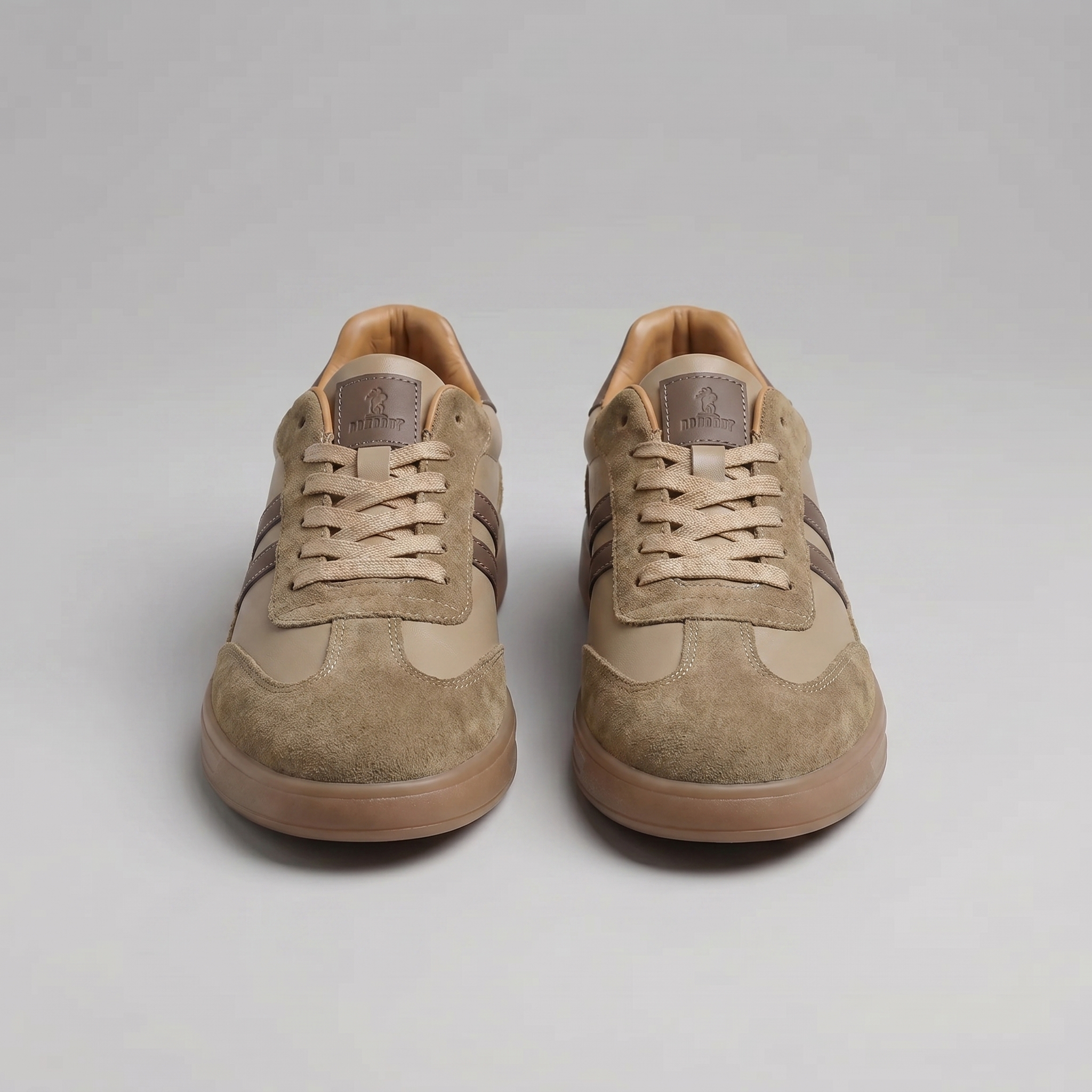 Retro Sneakers Heren Leer Casual Zomer