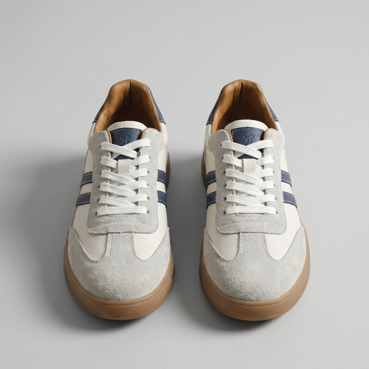 Retro Sneakers Heren Leer Casual Zomer