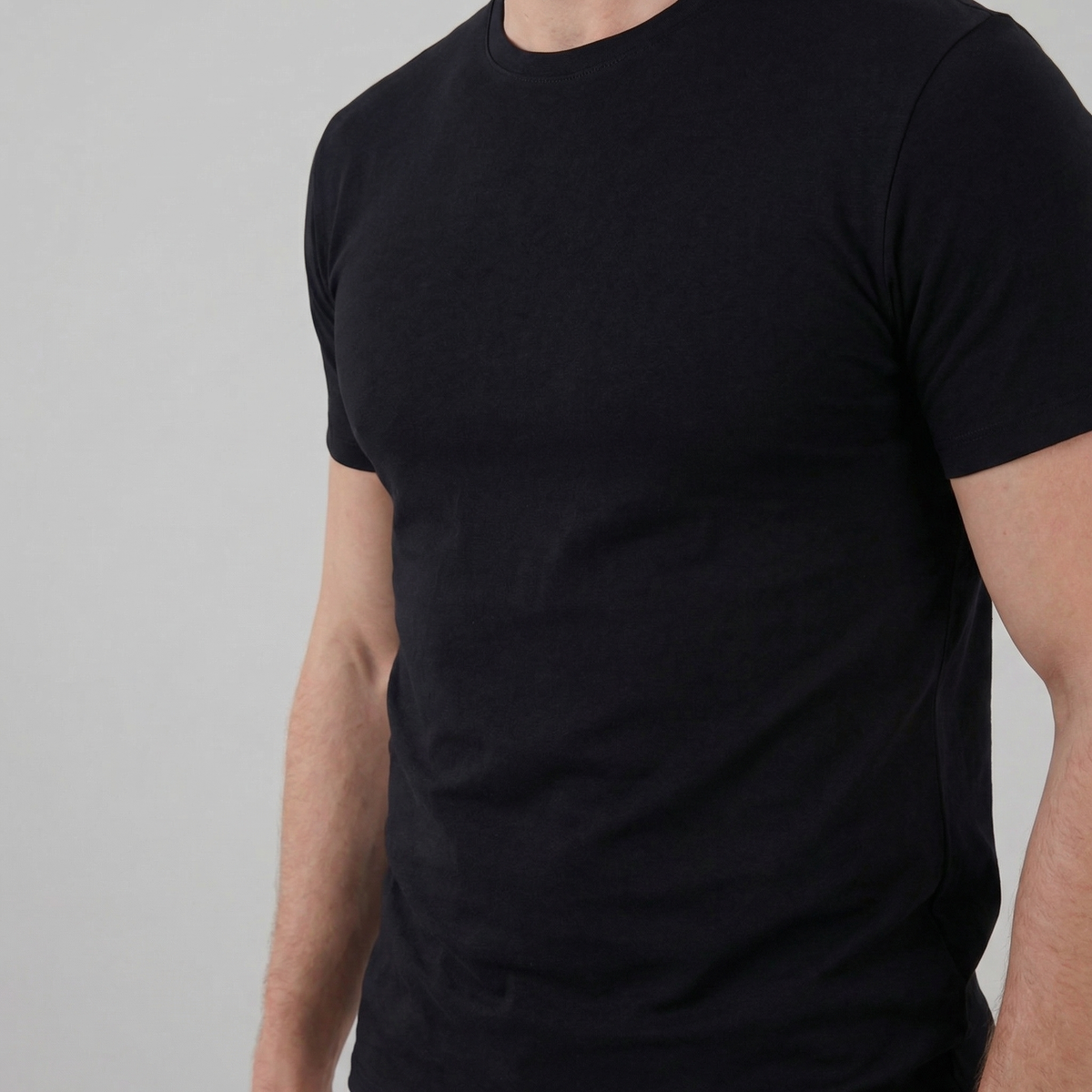 Slim Fit T-Shirt Heren Casual