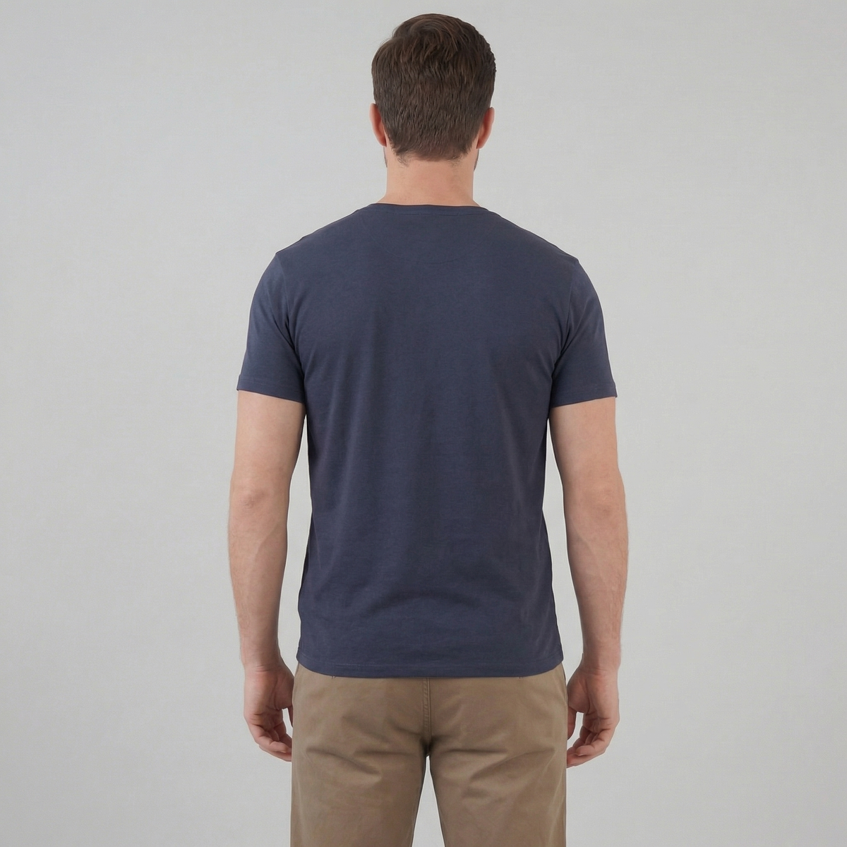 Slim Fit T-Shirt Heren Casual