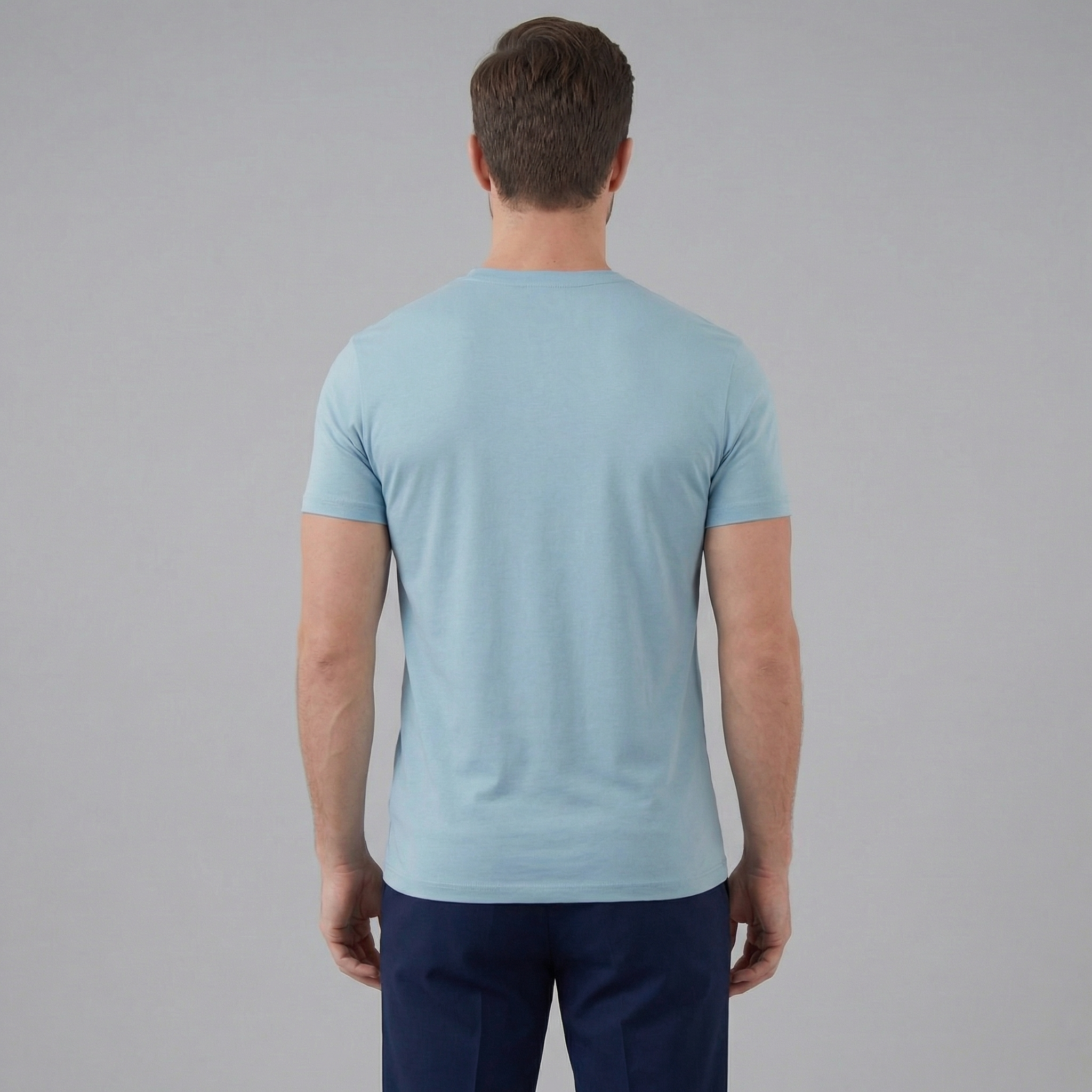 Slim Fit T-Shirt Heren Casual