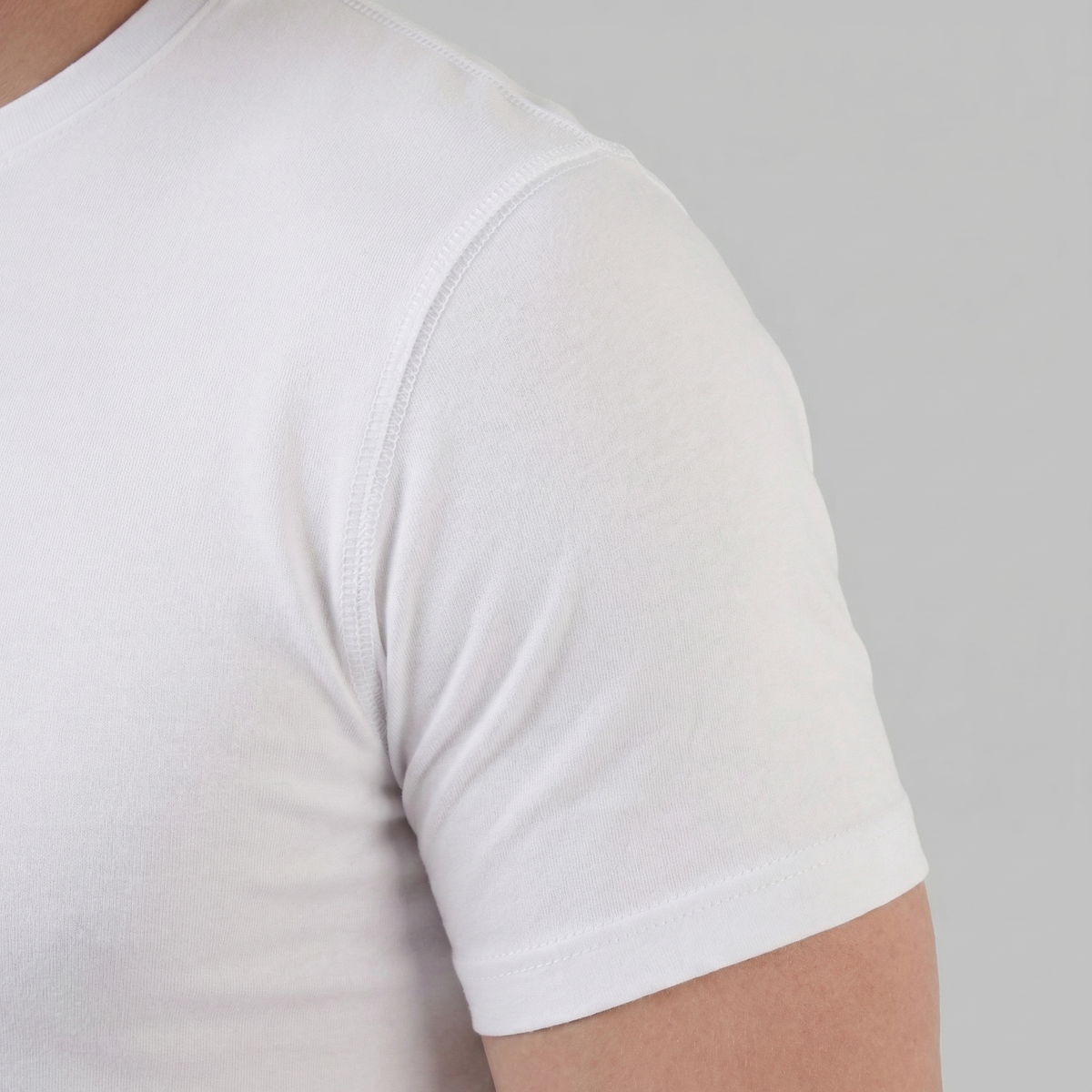Slim Fit T-Shirt Heren Casual