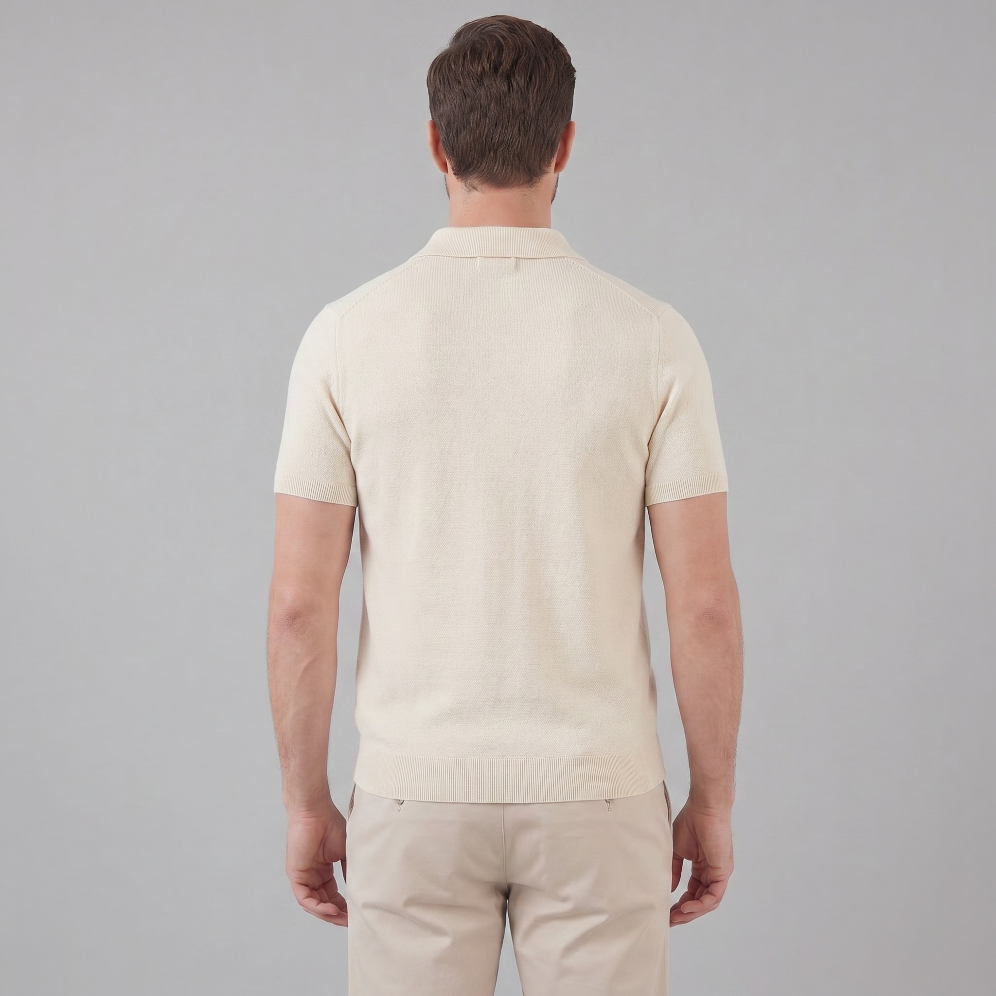 Smart Casual Heren Polo V-Hals Zomer Lightweight