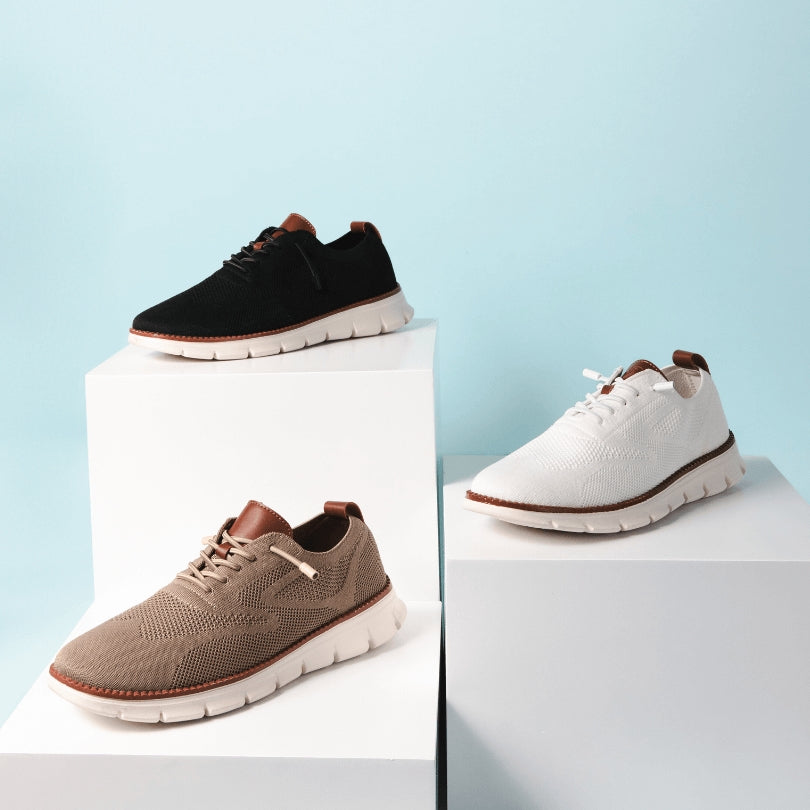 Sneakers Heren met Ademend Mesh en Flexibele Zool voor Comfort