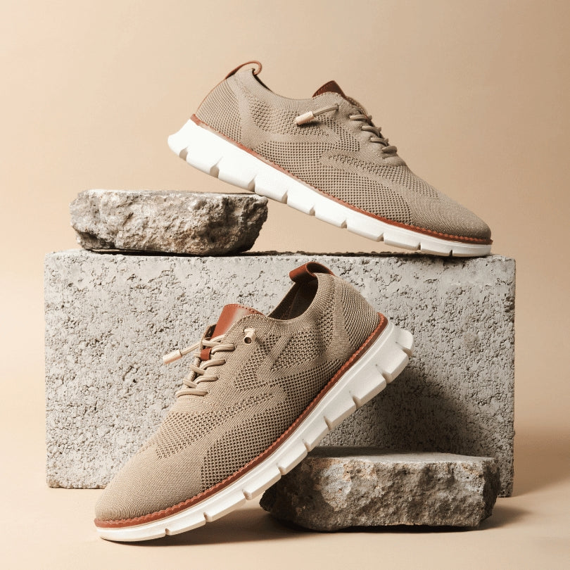Sneakers Heren met Ademend Mesh en Flexibele Zool voor Comfort