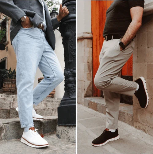 Sneakers Heren met Ademend Mesh en Flexibele Zool voor Comfort