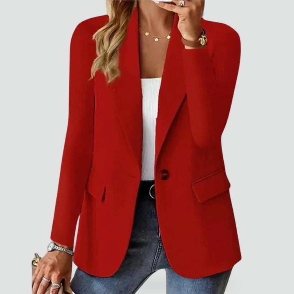 Stijlvolle Blazer voor Dames met Lange Mouwen