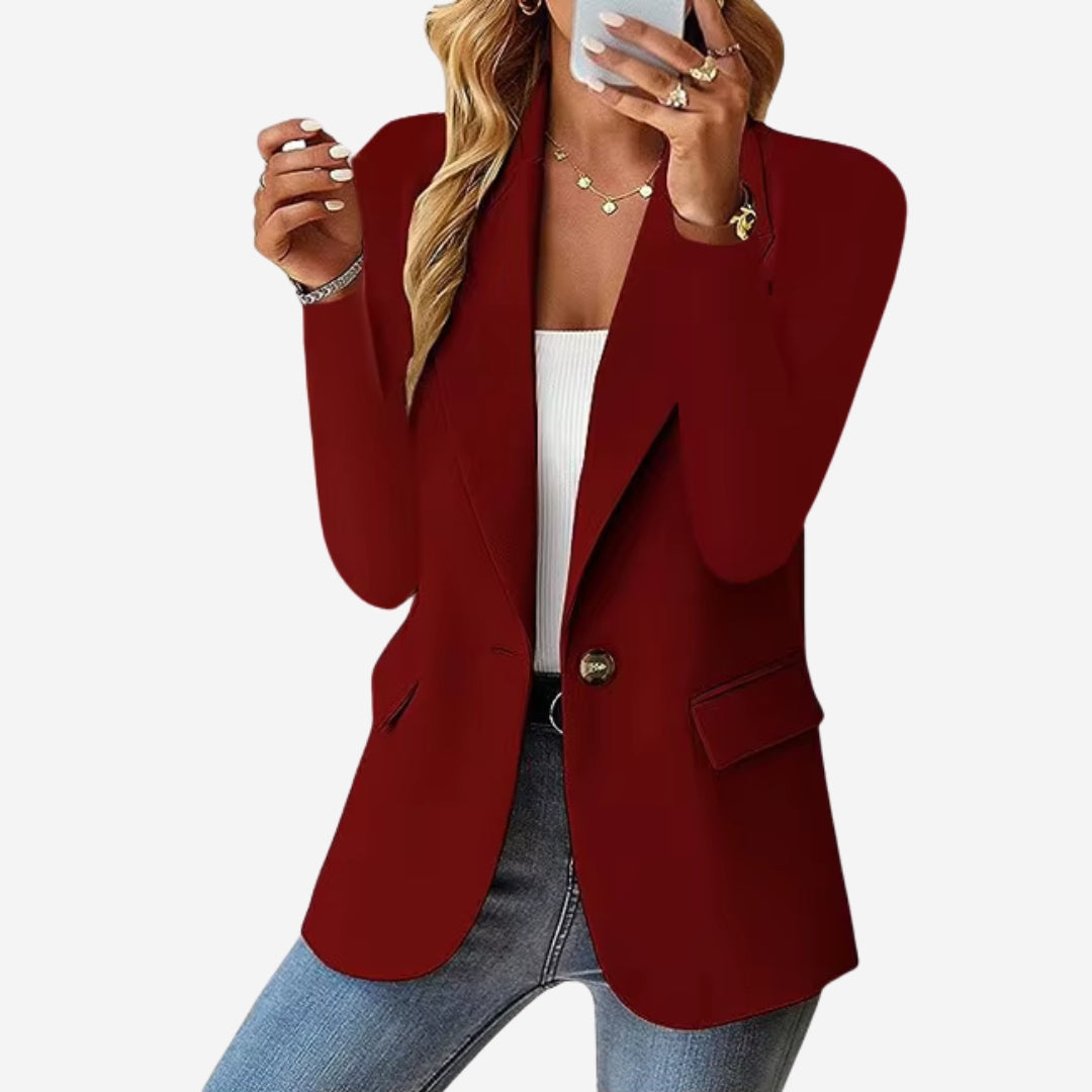 Stijlvolle Blazer voor Dames met Lange Mouwen