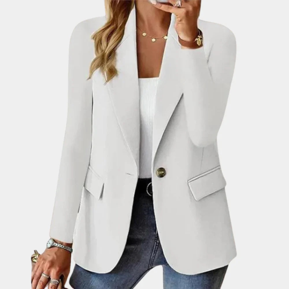 Stijlvolle Blazer voor Dames met Lange Mouwen