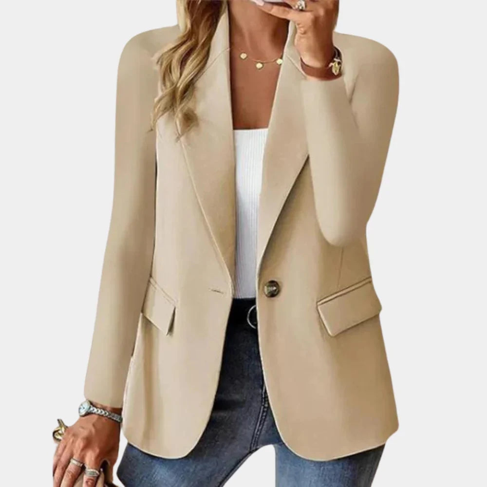 Stijlvolle Blazer voor Dames met Lange Mouwen