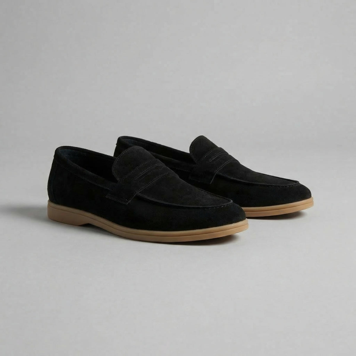 Suede Penny Loafers Heren Casual Formeel