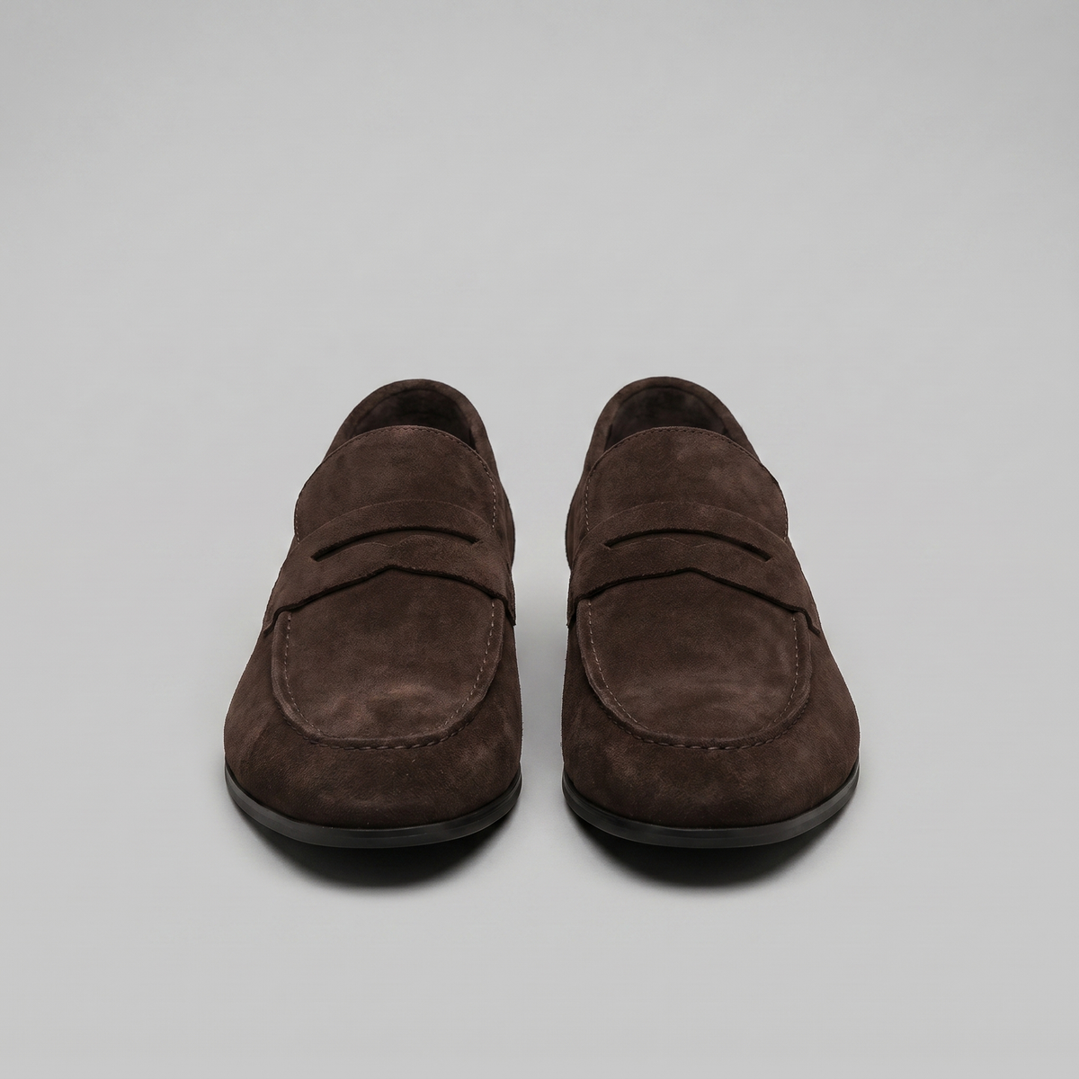 Suede Penny Loafers Heren Smart Casual