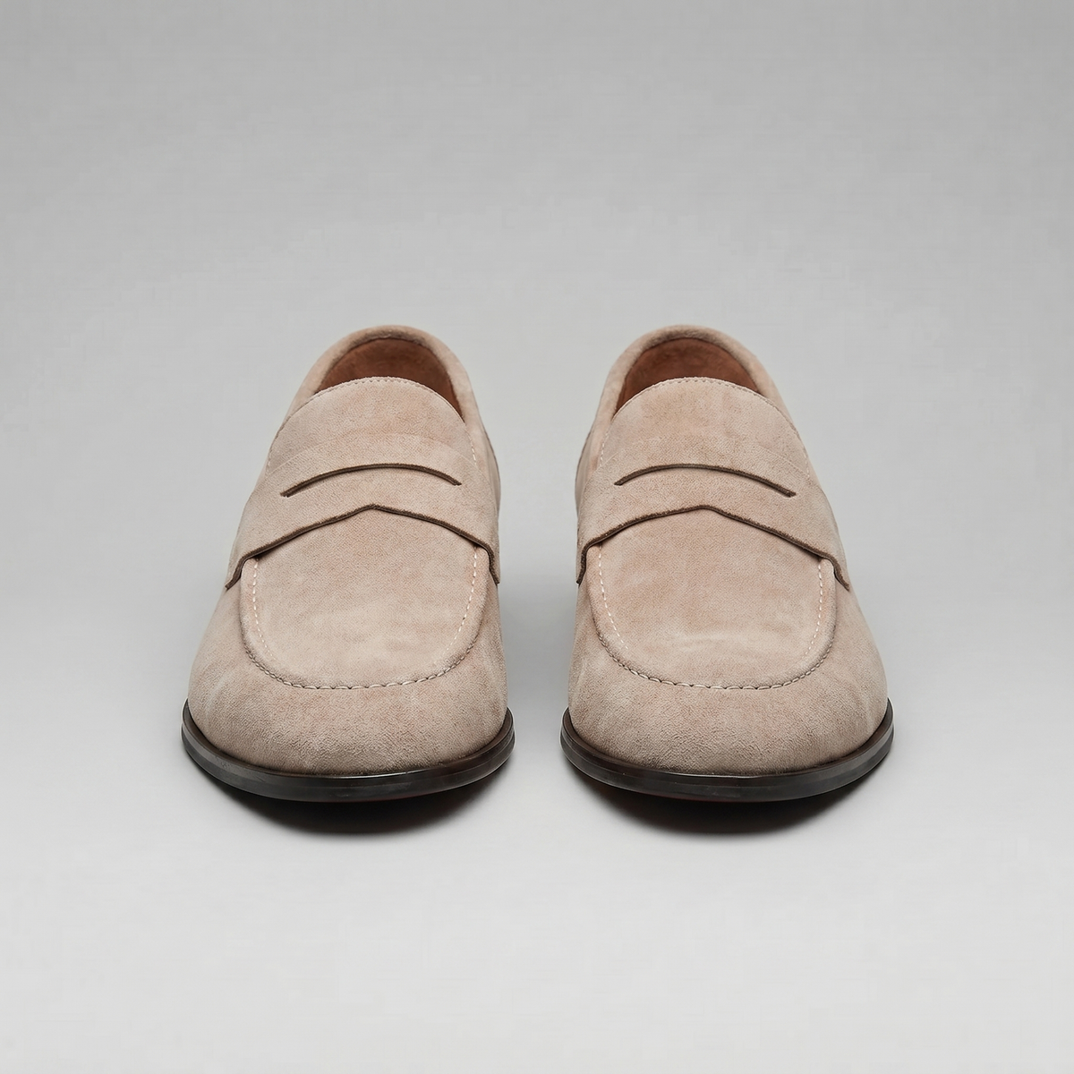 Suede Penny Loafers Heren Smart Casual