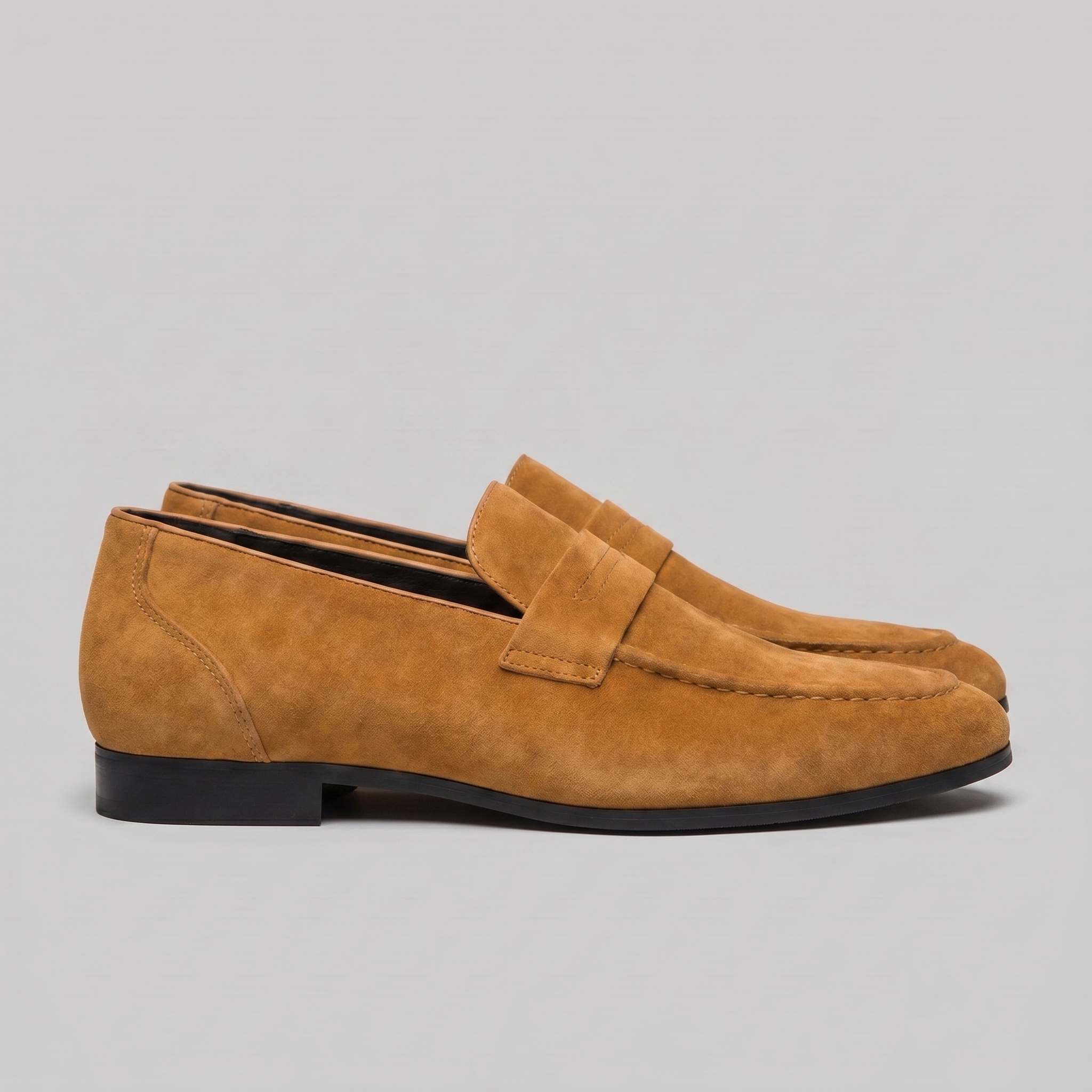 Suede Penny Loafers Heren Smart Casual