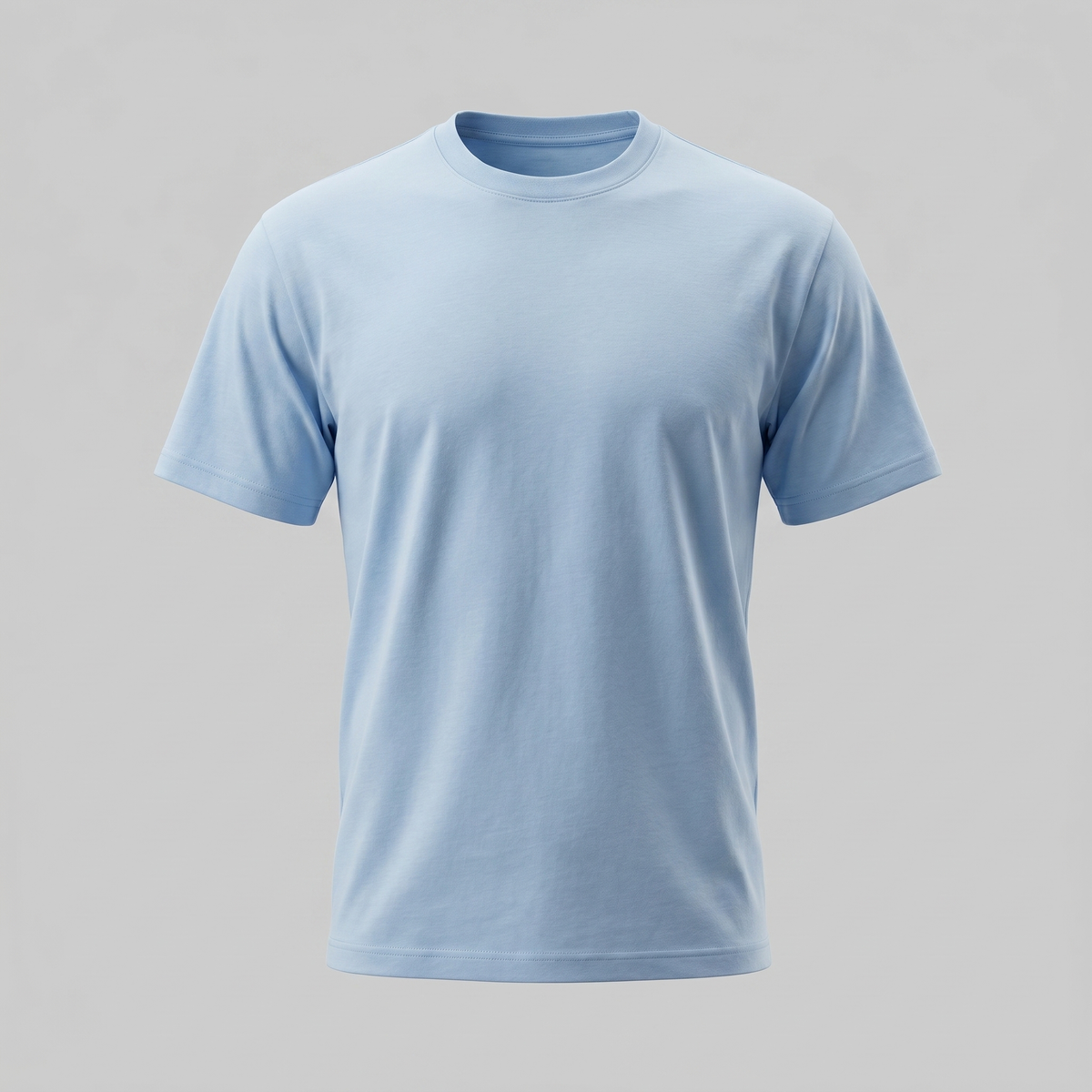T Shirt Heren Crew Neck Katoen Casual