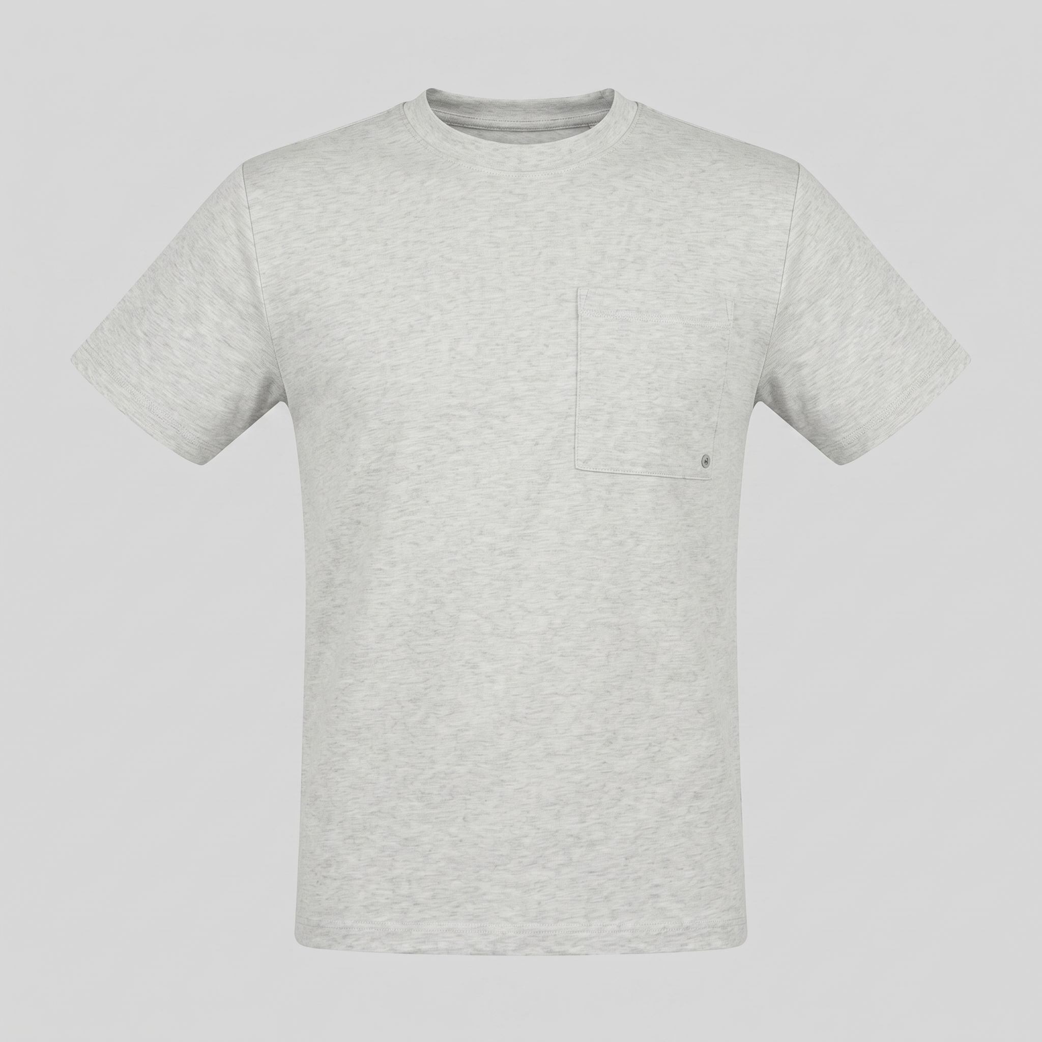T-Shirt Heren Relaxed Fit Borststak Casual