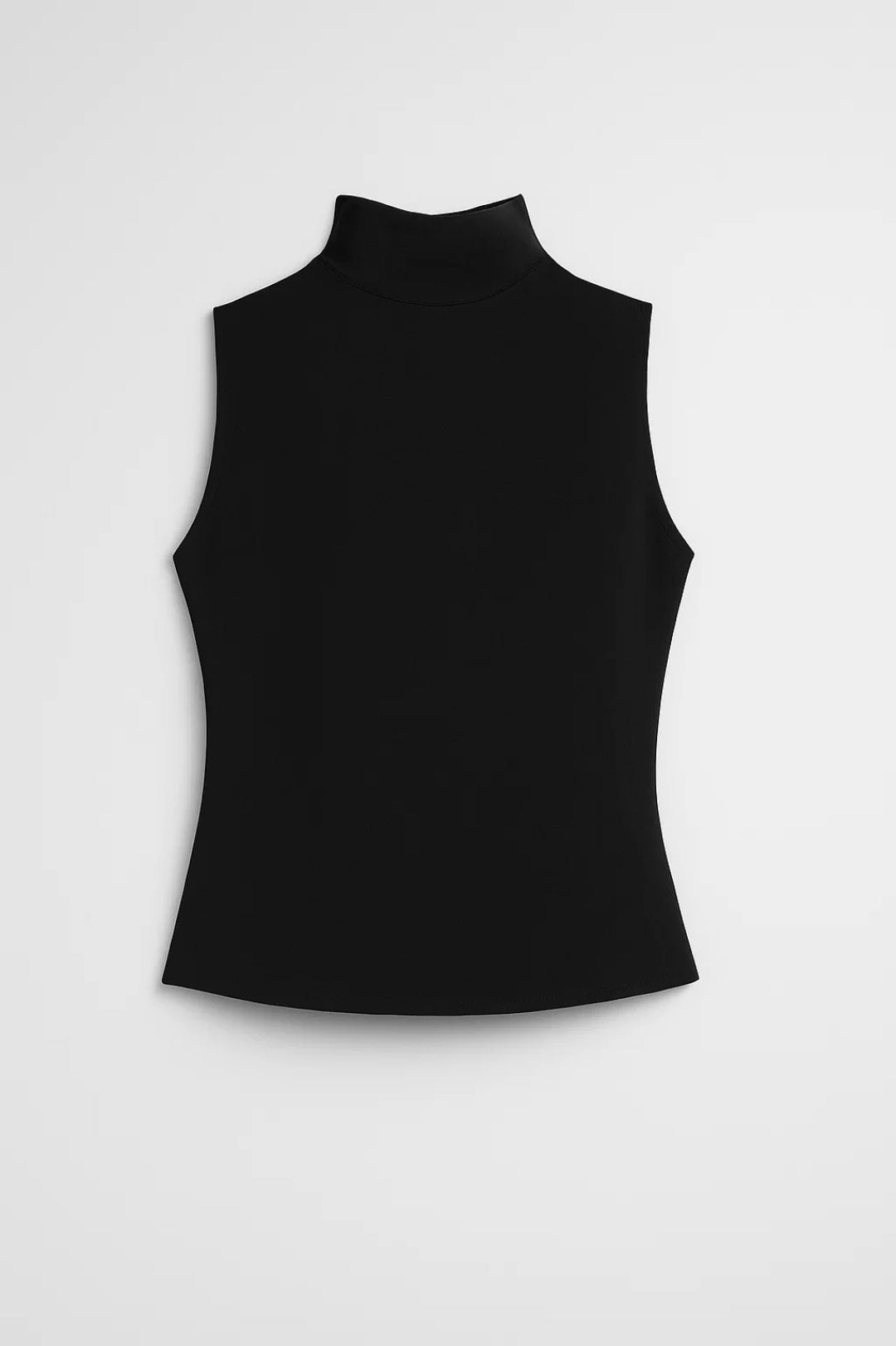 Top Dames Mouwloos Coldetail Strak Getailleerd Casual