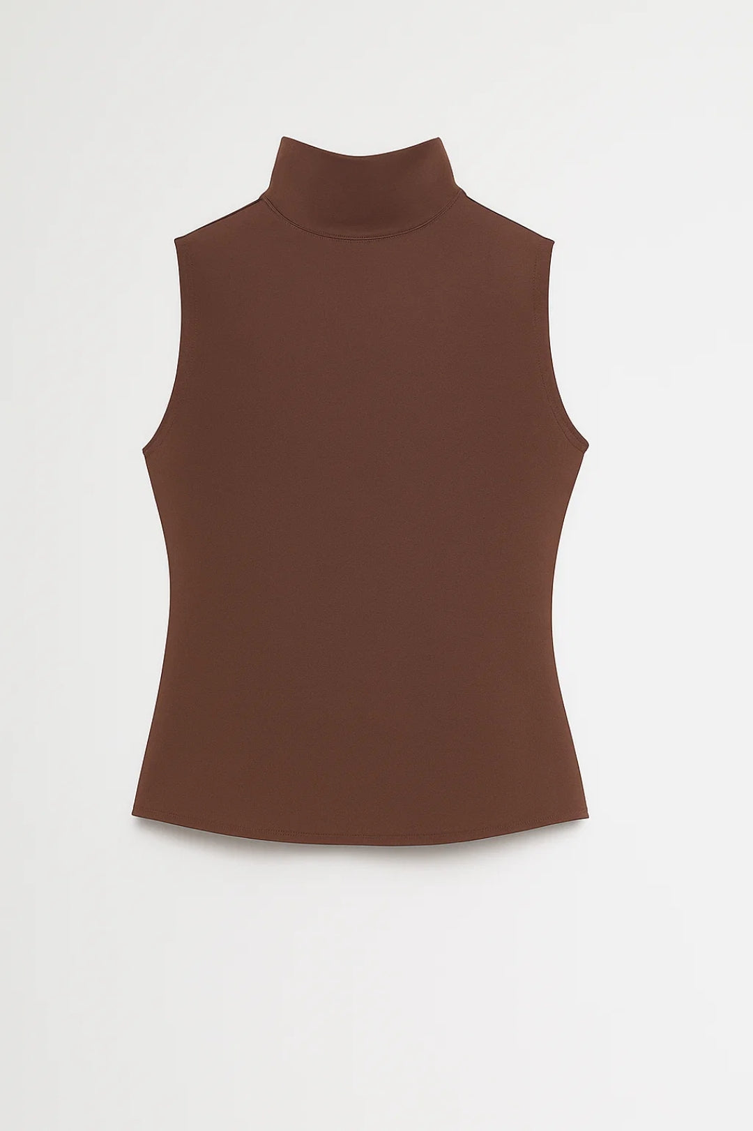 Top Dames Mouwloos Coldetail Strak Getailleerd Casual