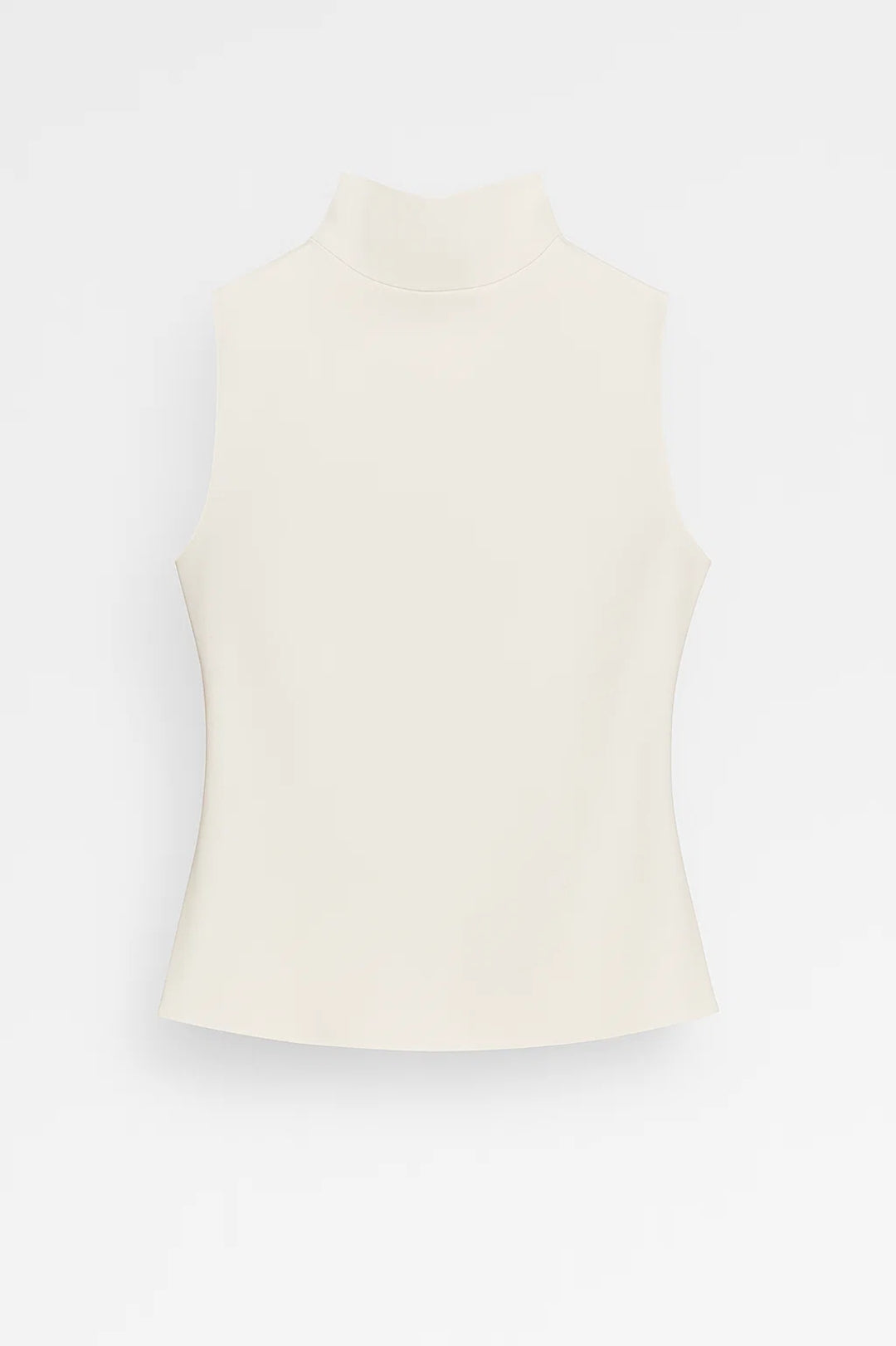Top Dames Mouwloos Coldetail Strak Getailleerd Casual