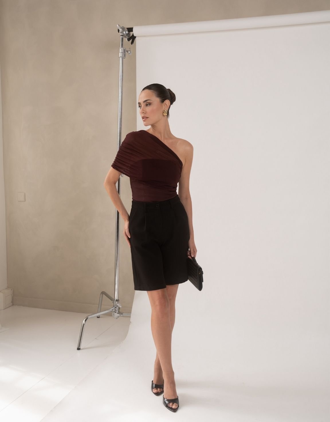 Zwarte Edit Lange - Short
