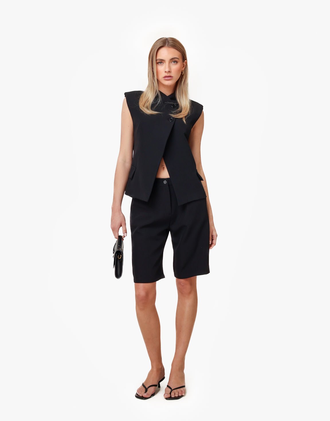 Zwarte Edit Lange - Short