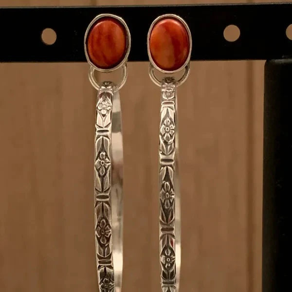 Elegante onyx oorbellen met verfijnde details