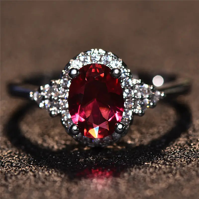 Elegante ring van wit goud met subtiele zirkonia detail