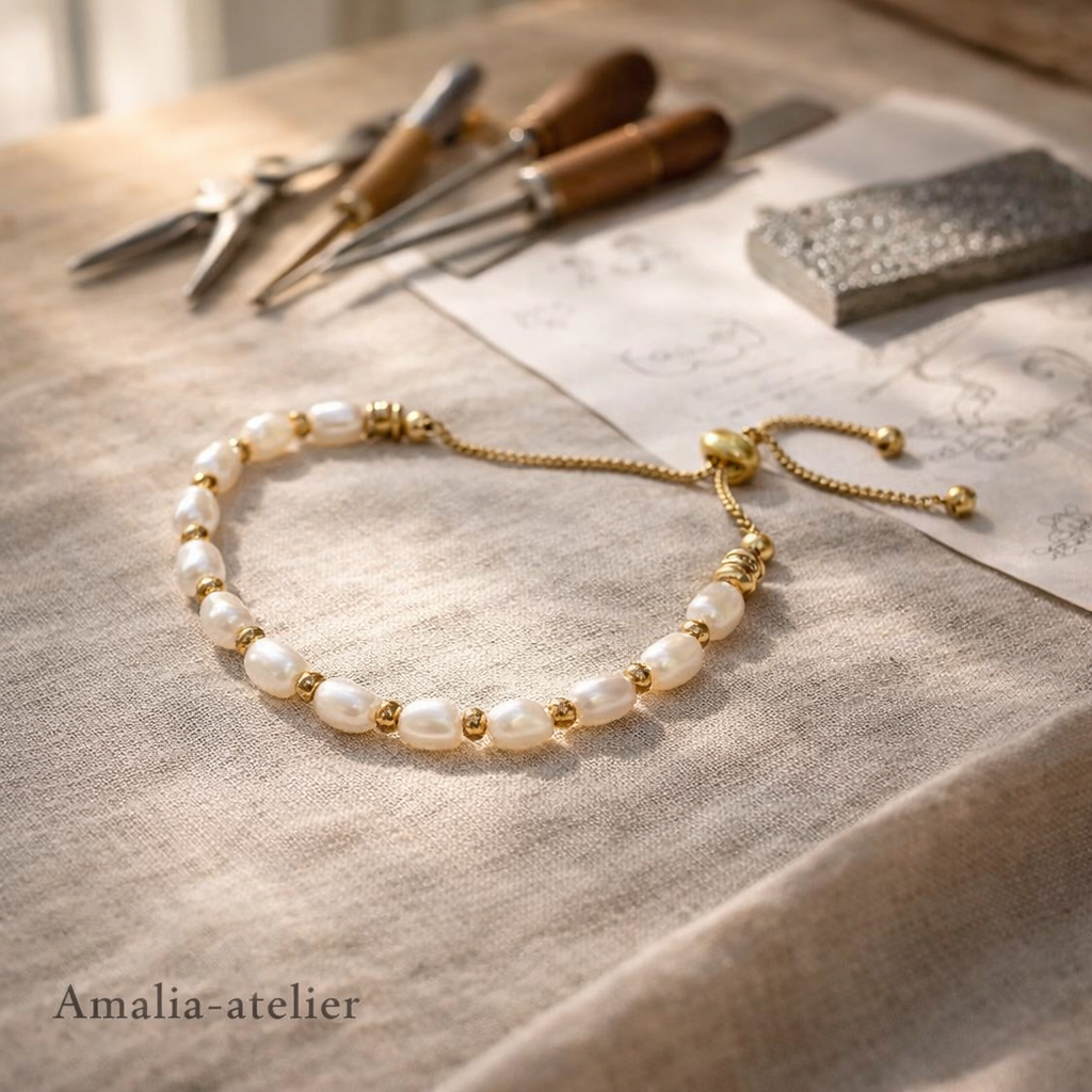 Aurélia Vintage Parel Sieraad