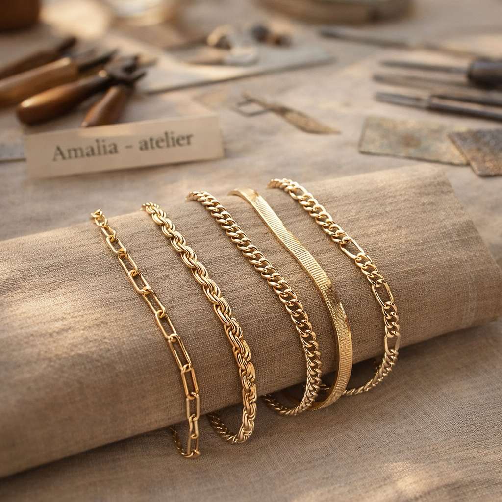 Elise Gouden Armbandenset – Tijdloos & Elegant