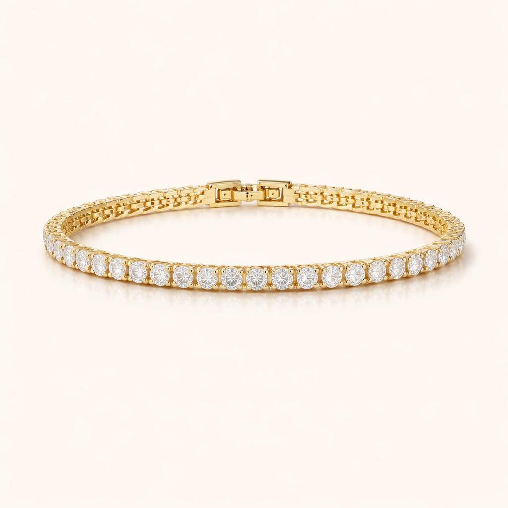 Lustra Moissaniet Armband – Goudkleurige Luxe Uitstraling