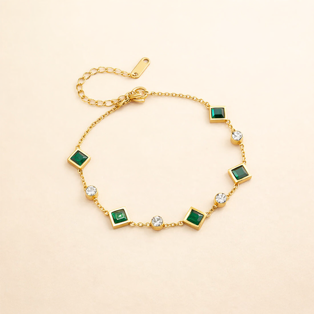 Elegante gouden armband met verfijnd ontwerp