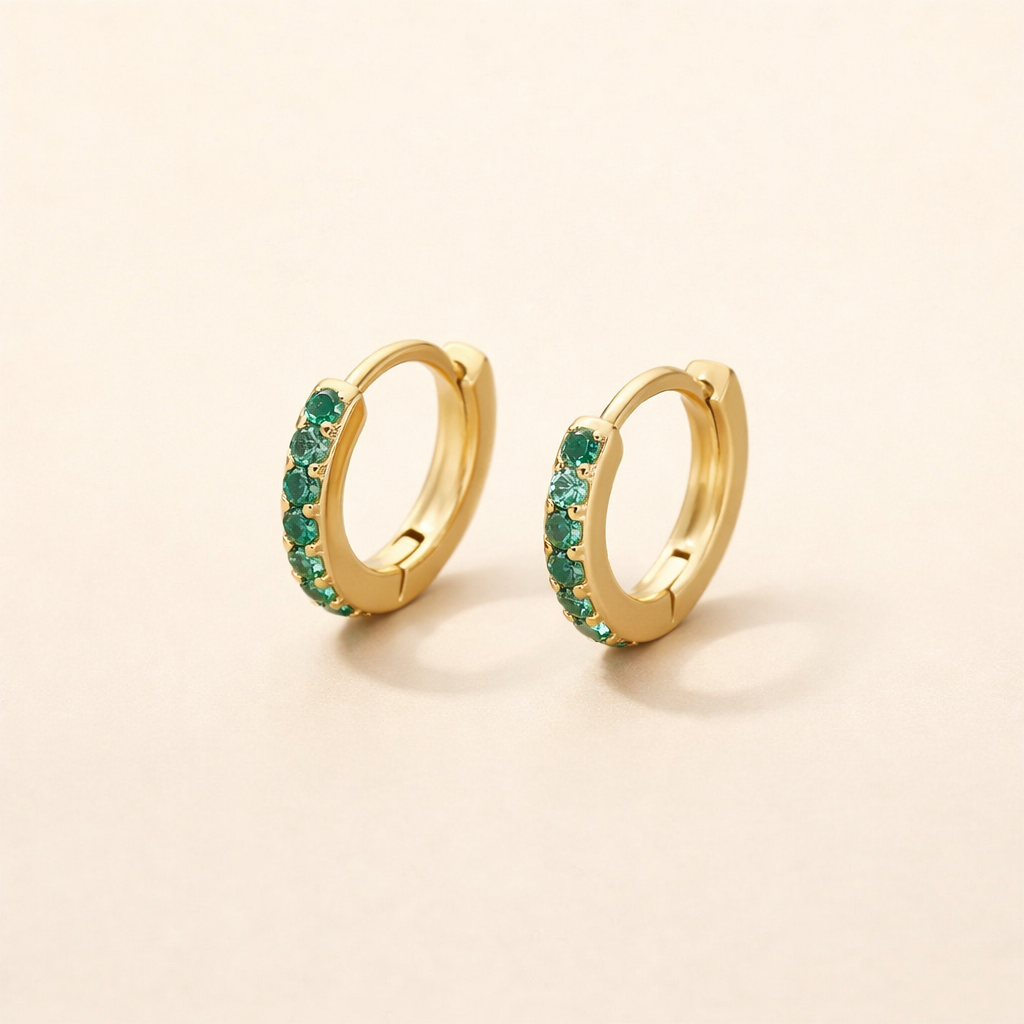 Elegante gouden oorbellen met verfijnd ontwerp